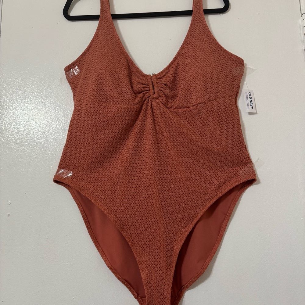 Old Navy One Piece Swimsuit with Cutesy Scrunched Detail